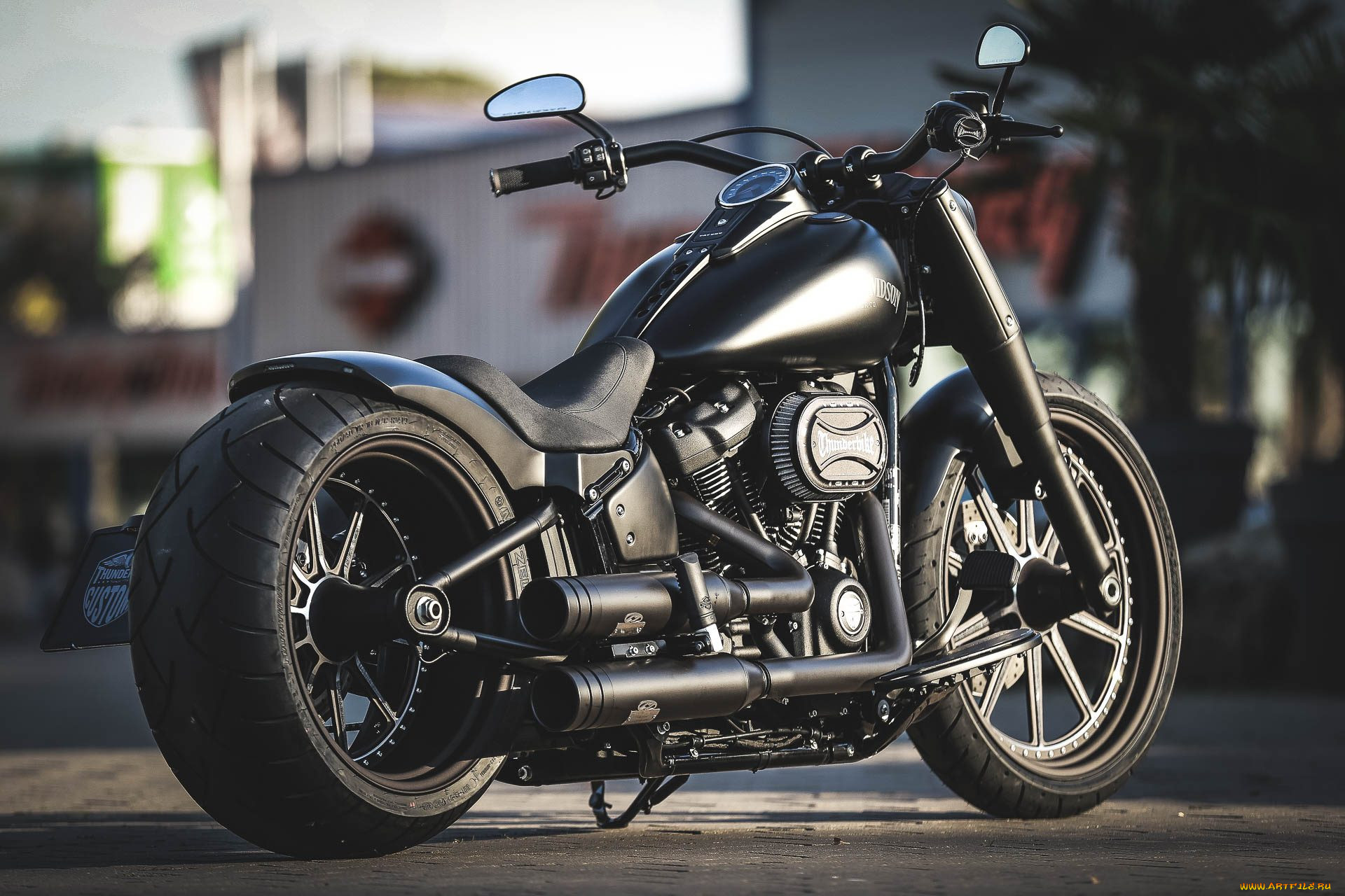 , , harley-davidson, , , , thunderbike, customs